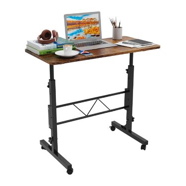 Письмовий стіл, регульований по висоті, комп&39ютерний стіл, невеликий комп&39ютерний стіл для домашнього офісу, стіл для роботи стоячи, навчальний стіл для невеликих приміщень, леопардовий принт