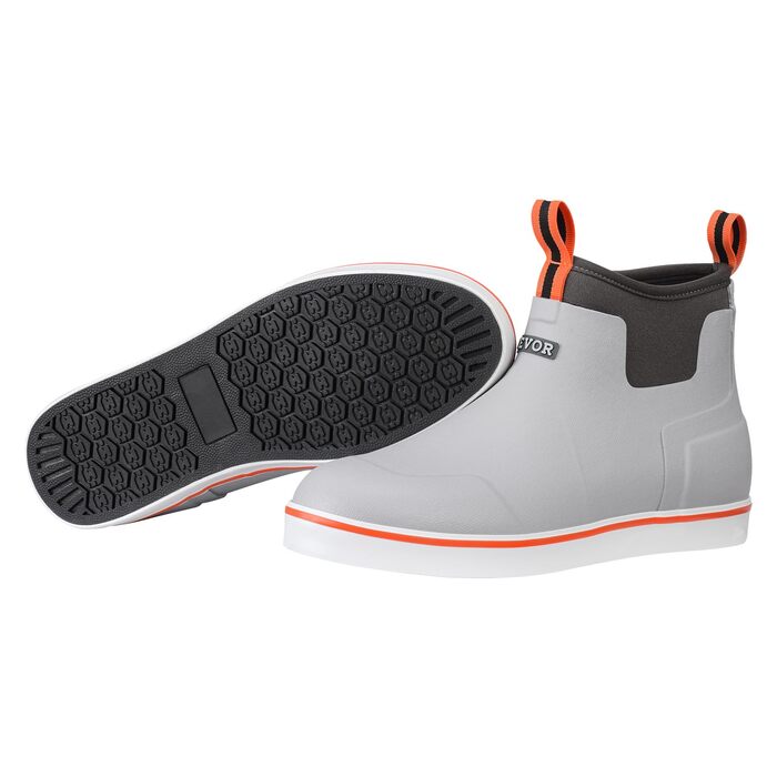 Чоловічі гумові чоботи до щиколотки VEVOR, розмір 45.5 EU, сірі