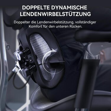 Ергономічне офісне крісло SIHOO Doro S300 ПЕРЕМОЖЕЦЬ ТЕСТУ, комп&39ютерне крісло, з подвійною динамічною системою поперекової підтримки, 6D координовані підлокітники, регульоване крісло для інвалідного візка (чорна оксамитова сітка) чорного кольору, функц