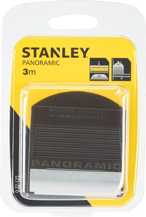 Рулетка Stanley Panoramic (з оглядовим вікном, довжина 3 м, ширина вимірювання 12,7 мм, пластиковий корпус, без фіксатора) 0-32-125