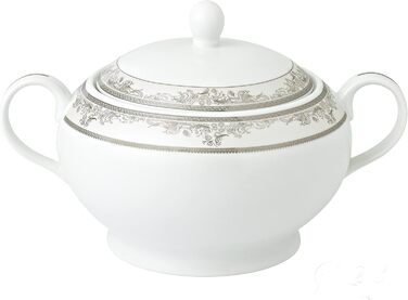 Супниця Lorenzo Import S-22 Juliette, порцеляна, срібло
