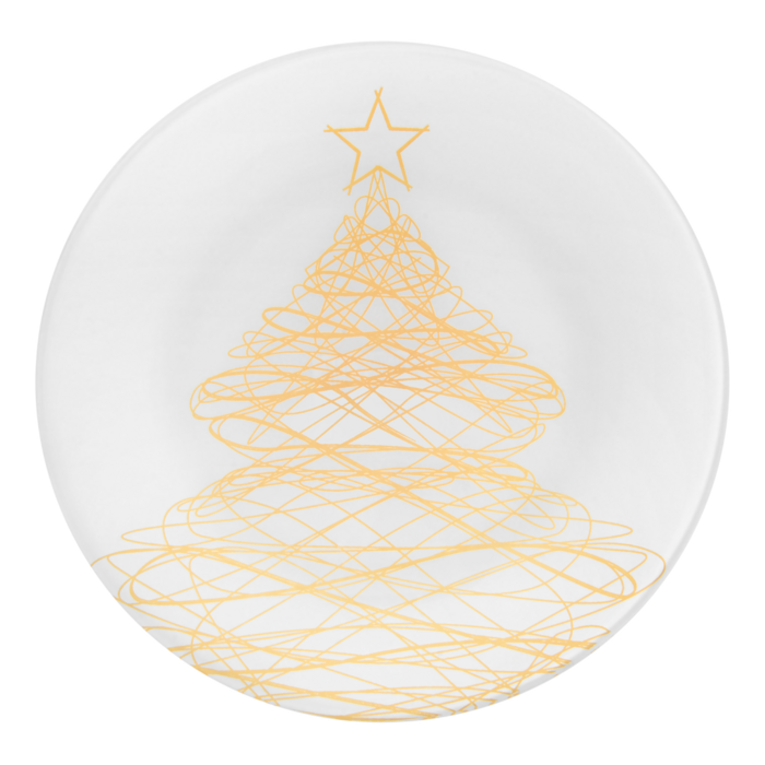 Тарілка Viva NY Tree Gold, 25 см (7109508)