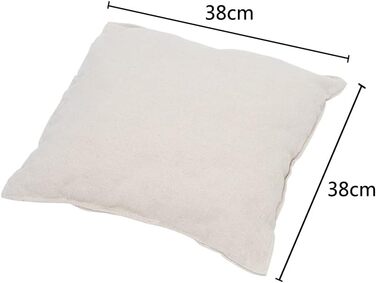 Підвісне крісло LEADZM для вулиці - бавовна з 2 подушками, вантажопідйомність 100 кг, підвісне крісло для саду, балкону, тераси - для використання в приміщенні та на вулиці - 80 x 126 см, бежевий