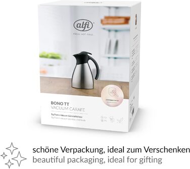 Термоглечик alfi Bono, нержавіюча сталь, матове покриття, 1,0 л (1000 мл)