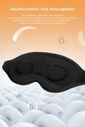 2, 2023 Upgraded 3D Eye Mask for Men and Women, 100 Opaque, with regulable Elastic Band and bersups, Ideal for Travel, Black, 2, 2023 Upgraded 3D Eye Mask for Men and Women, 100 Opaque, with regulable Elastic Band and bersups, Ideal for Travel, Black