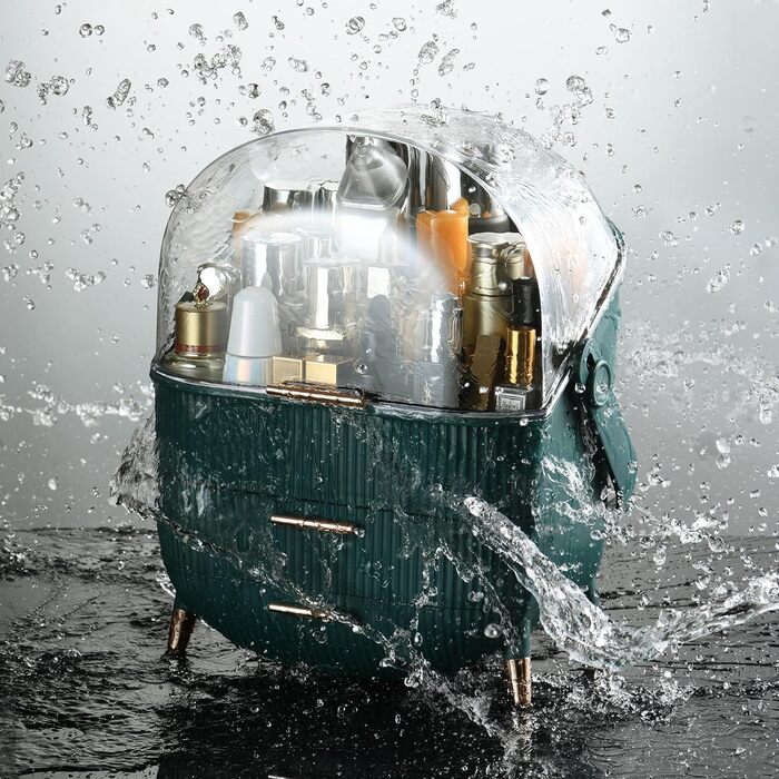 Органайзер для косметики CANITORON, велика місткість, органайзер для догляду за шкірою на туалетному столику, портативна вітрина д