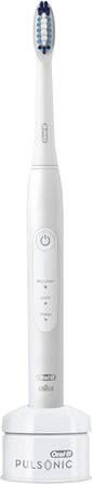 Електрична зубна щітка Braun Oral-B 4210201233879 Pulsonic Slim One 2000 Sonic для білих зубів за 2 тижні, 1 щітка, біла Basic Edition