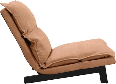 Підлогове крісло ML-Design коричневого кольору, м&39яке підлогове крісло, регульована спинка, лляний чохол, сталевий каркас, крісло для відпочинку, підлоговий диван, підлогове сидіння, підлогова подушка, крісло для релаксації, крісло для медитації, диван 