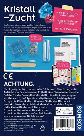 Набір для експериментів Crystal Breeding KOSMOS, вирощування кристалів