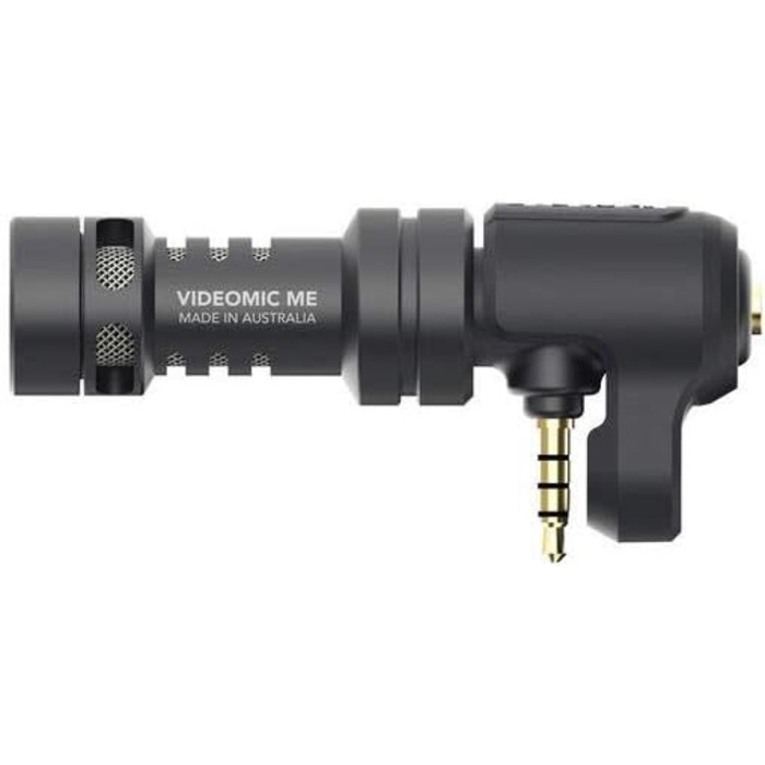 �DE VideoMic Me Компактний спрямований мікрофон для смартфонів з роз'ємом 3,5 мм для запису відео та створення контенту на ходу