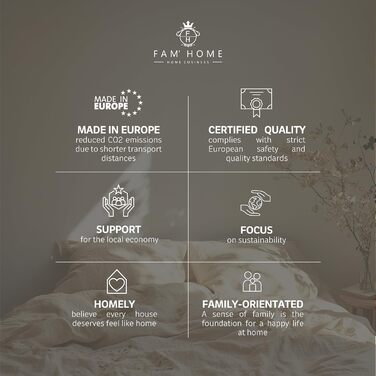 Розкішна подушка FAM&39 Home 60x70 см, комплект з 2 шт. подушка з об&39ємним наповнювачем (820 г) ергономічні білі подушки для сну легкий догляд гіпоалергенна подушка 60 x 70 см, можна прати при температурі до 95 C дихаюча, комплект з 2 шт., 60 x 70 см