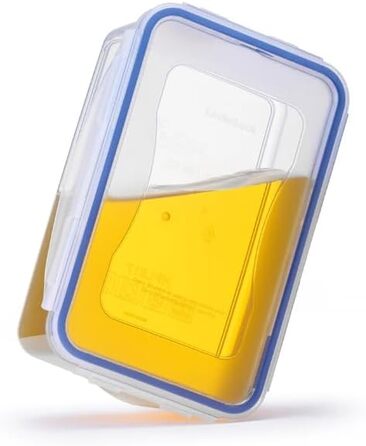 Контейнер для зберігання продуктів Lock&Lock Багатофункціональний контейнер Контейнер для зберігання продуктів Контейнер для борошна Місткість 2,3 літра, можна мити в посудомийній машині - Комплект з 3 шт.