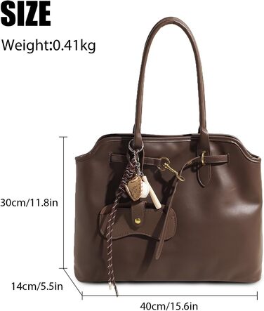 Жіноча сумка unisoul - сутула сумка - велика шкіряна сумка з верхньою ручкою, сумки через плече, жіноча сумка для коледжу для робо