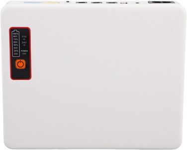 Джерело безперебійного живлення для роутера, модему, камери з USB Type-C та PoE виходом, захистом від перенапруги. Акумуляторна батарея для резервного живлення, європейська вилка., 20800 mAh