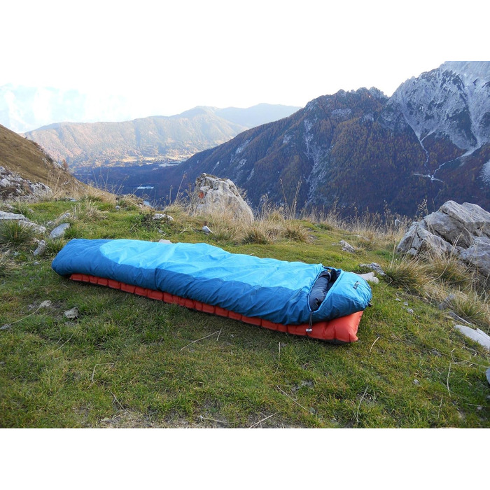Спальний мішок Aven Peak 230 см - Високопродуктивний матусин спальний мішок - з&39єднується - теплий - для температур до -32 градусів - синій - спальний мішок для партнерів - для кемпінгу - зимовий спальний мішок на блискавці (будь-який дизайн)
