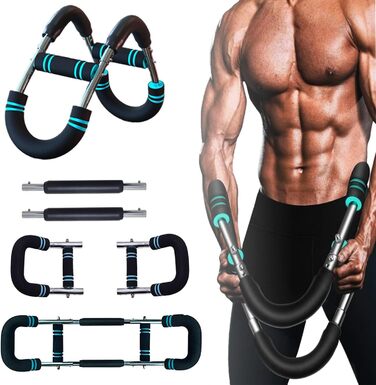 Тренажер для рук Ultimate Twister, регульований портативний тренажер для грудей та рук із пружинним опором від 18 до 45 кг, портативний знімний тренажер для верхньої частини тіла для дому та фітнесу