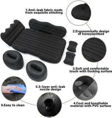 Автомобільні надувні матраци, для BMW X1 X2 X3 X3 M40i X4 X5 X6 X7 позашляховик автомобільне ліжко матрац кемпінг подорожі задній двір пляжний надувний матрац аксесуари