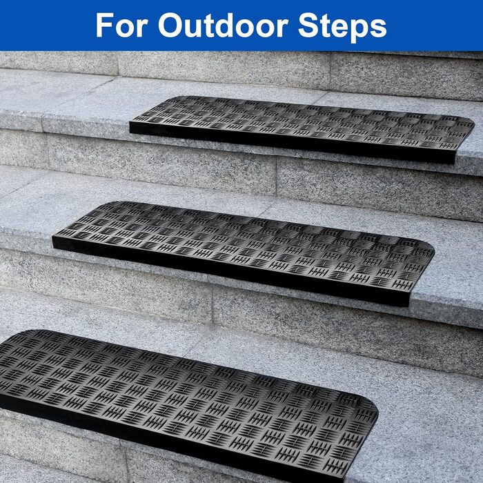 Набір з 5 гумових килимків для сходів протиковзкий килимок для сходів килим для сходів килимок для сходів килим для приміщень відк