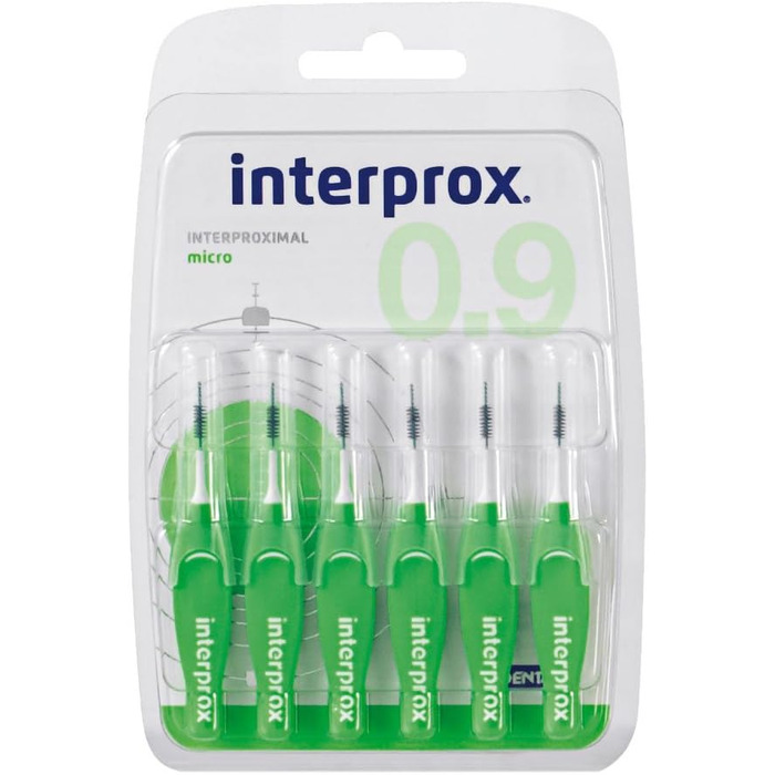 Щітки Interprox Interdental Brushes зелені мікро 6 шт. , упаковка 6 шт. (6 шт. 6 шт. )