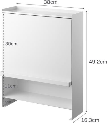 Рівнева підставка для приправ, біла, сталь/POM смола, 38 x 16,3 x 49,2 см Біла 16,3 x 38 x 49,2 см (Д x Ш x В), 2009 TOWER 3-
