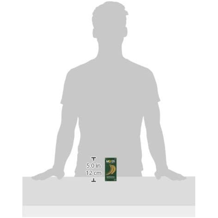 Презервативи MOODS Banana - 12 презервативів зі смаком банана для несподівано чуттєвого задоволення