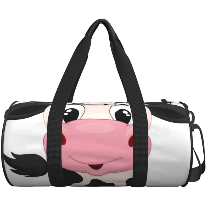Дорожня сумка-мішок Весела корівка, спортивна сумка для чоловіків та жінок, сумка для подорожей та спорту