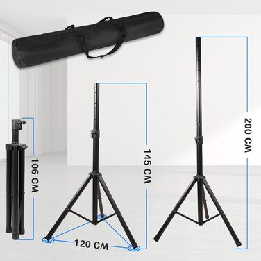 Стійка для дротиків Turnart для мішені для дартсу, стійка для дротиків, аксесуари для електронних мішень для дартсу, посилена стійка для дротиків 106-200 см, стійка для мішені для дартсу 3,7 кг