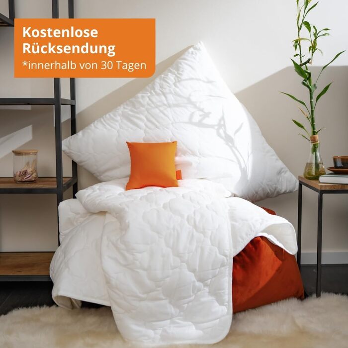 Бамбукова подушка для сну 40x80 см, 100 бавовна, простьобана 100 віскозою (бамбукова м&39якоть), подушка 40 x 80 см, подушка для ліжка, подушка для сну, Oeko-TEX, зроблено в ЄС, можна прати при температурі до 40 градусів 40 x 80 см 1