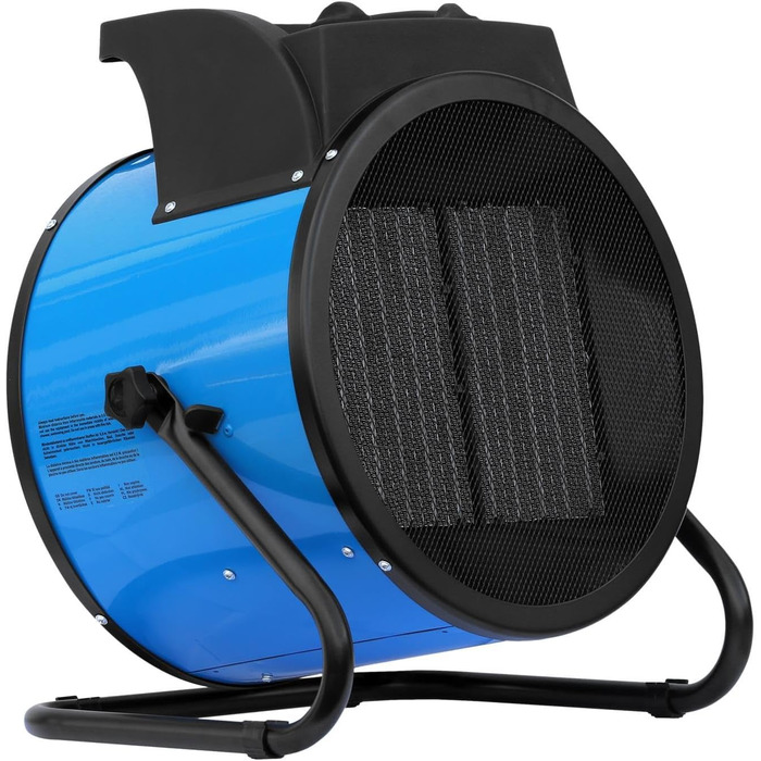 Тепловентилятор ALLEGRA AB-H92 високовольтний електричний будівельний обігрівач потужністю 9 кВт для будівельних майданчиків, майстерень та промисловості, потужний вентилятор на 400 В