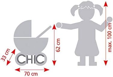 Лялькова коляска Лола, біговел, ляльковий біговел, лялькова коляска, джинсовий рожевий, 612-62, 2000 -