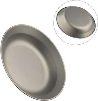 Миска для кемпінгу, надлегка, товщина стінки 0,5 мм, 500850 мл, штабелюється, можна мити в посудомийній машині для походів та приготування їжі на свіжому повітрі (850 мл)