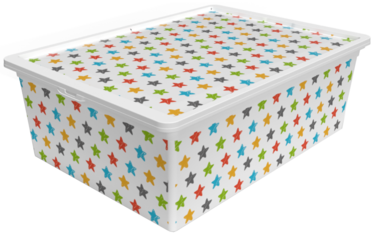 Контейнер Qutu Trend Box Colored Star 25 л (6994767)