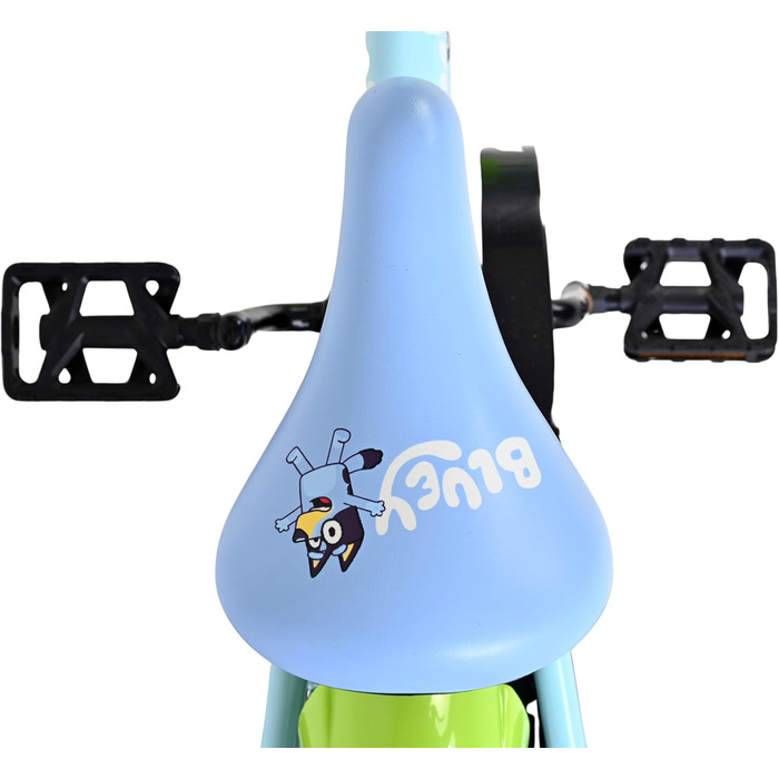 Дитячий велосипед Volare Bluey 12 35 років Ручне та ножне гальмо, знімні бічні колеса, захист ланцюга та світловідбивачі Регульоване сідло Подарунок для дівчаток та хлопчиків