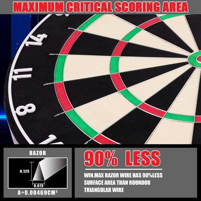 Коркова мішень для дартсу з дротиками, офіційна сталева мішень для дартсу, набір сталевих дротиків, 12 дротиків з металевим наконечником, 24 стрілки PRO