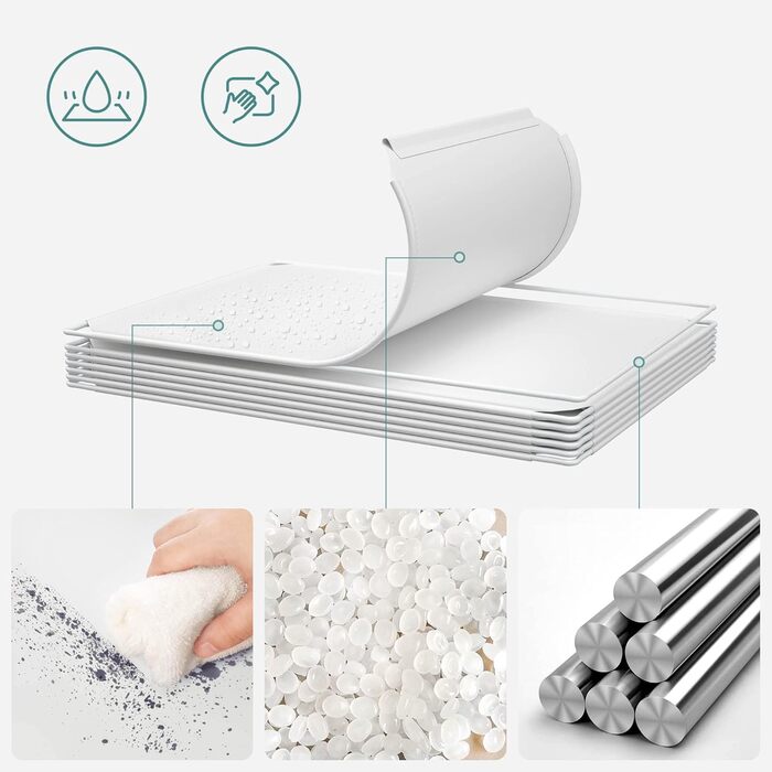 Кубова система полиць, Дитяча шафа для зберігання, Шафа з дверима, Пластикова полиця для взуття, Модульна полиця, Багатоцільова, Взуття, Іграшки, 123 x 31 x 123 см, Білий LPC906W01, 16-