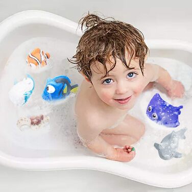 Упаковок дитячих іграшок для ванни, плаваючі водні іграшки, дитячі подарунки, океанські іграшки для ванни, пісок, іграшки для хлоп