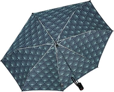 Складна парасолька Knirps Slim Duomatic з автоматичним відкриттям/закриттям із захистом від ультрафіолету Renature - Зелений Renat