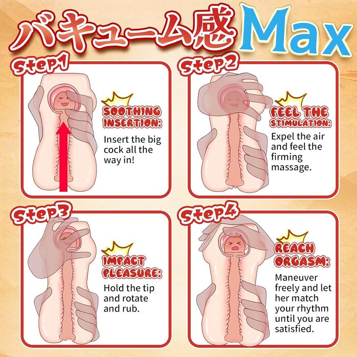 Реалістичний мастурбатор 2 в 1, 650 г, кишенькова 3D-вагітність, секс-іграшка для чоловіків, японський дизайн, одноразовий мастурбатор, багаторазовий, 17,5x9,5x9 см (Дора)