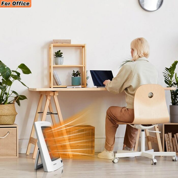 Інфрачервоний окремостоячий обігрівач, галогенний обігрівач, інфрачервоний обігрівач з 2 режимами нагріву для використання в спальнях, офісах та вітальнях