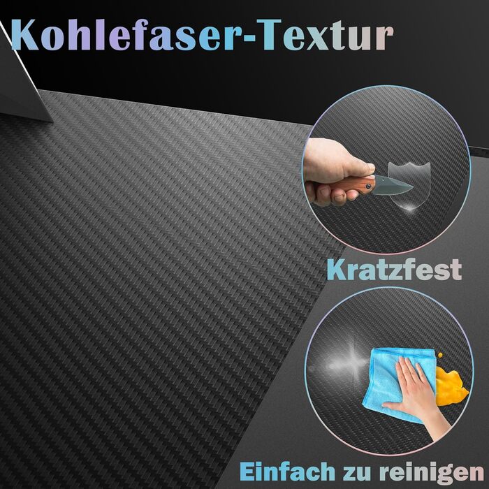 Ігровий стіл AufuN зі світлодіодним освітленням та великою стільницею