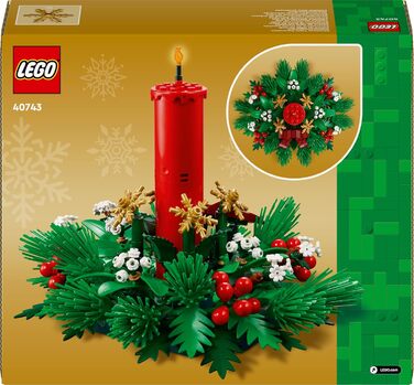 Конструктор LEGO Christmas Arrangement 40743 Різдвяна композиція, 433 деталі