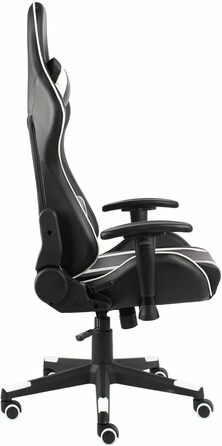 Обертове ігрове крісло, білий ПВХ, крісло для ПК, ігрове крісло для хлопчиків, обертове крісло