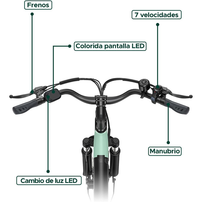 Електровелосипед для міських поїздок HillMiles MileCity1 26"