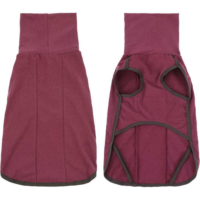 Теплий светр для собак Heywean, еластичний флісовий жилет, пуловер для маленьких та середніх собак, зимовий одяг для використання в приміщенні та на вулиці, XL (упаковка з 1), бордовий