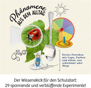 Мій перший набір для експериментів Закони природи - Легко, грайливі експерименти для маленьких дослідників, набір для експериментів для дітей віком від 5 років, 602284