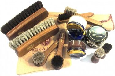 Набір для догляду за взуттям Hebold Schuhmacherei для початківців з продукцією SAPHIR