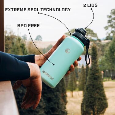 Заварник для чаю Vesmoon Vessence, ізольована пляшка для розсипного чаю, пляшка для води з фруктовою вставкою, пляшка для води з с