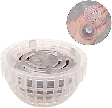 ProLeo Plastic Aquarium Moss Ball, Aquarium Transparent Landscaping Plants Holding Floating Moss Ball for Aquarium Decoration, ProLeo Plastic Aquarium Moss Ball, Aquarium Transparent Landscaping Plants Holding Floating Moss Ball for Aquarium Decoration