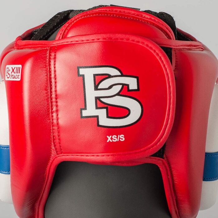 Головний убір Paffen Sport Kids для тренувань з боксу, кікбоксингу, муай-тай червоний/синій/білий