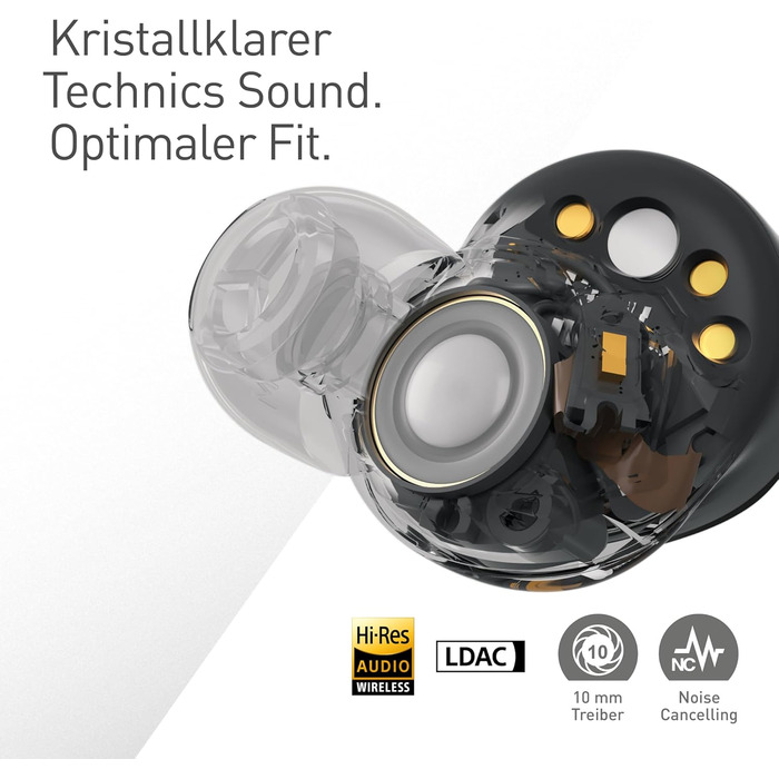 Бездротові навушники з функцією шумозаглушення, Bluetooth, вкладиші, навушники з вбудованим мікрофоном, регульована посадка, до 7